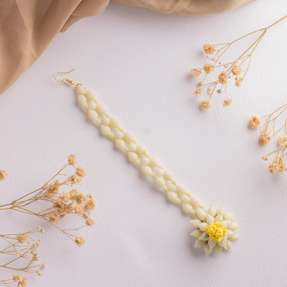 Vasundhara floral jewellery set tikka