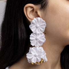 Brahmika floral jewellery set earrings