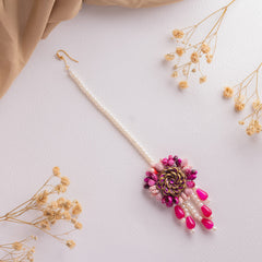 Kusuma floral jewellery set tikka