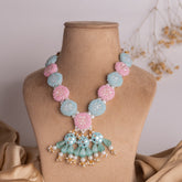 Madhurima floral jewellery set necklace