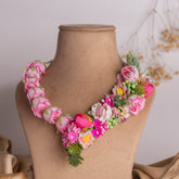 Nihaarika floral jewellery set necklace