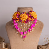 Aastha floral jewellery set necklace