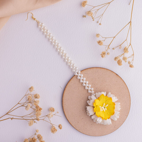 Aabha floral jewellery set tikka