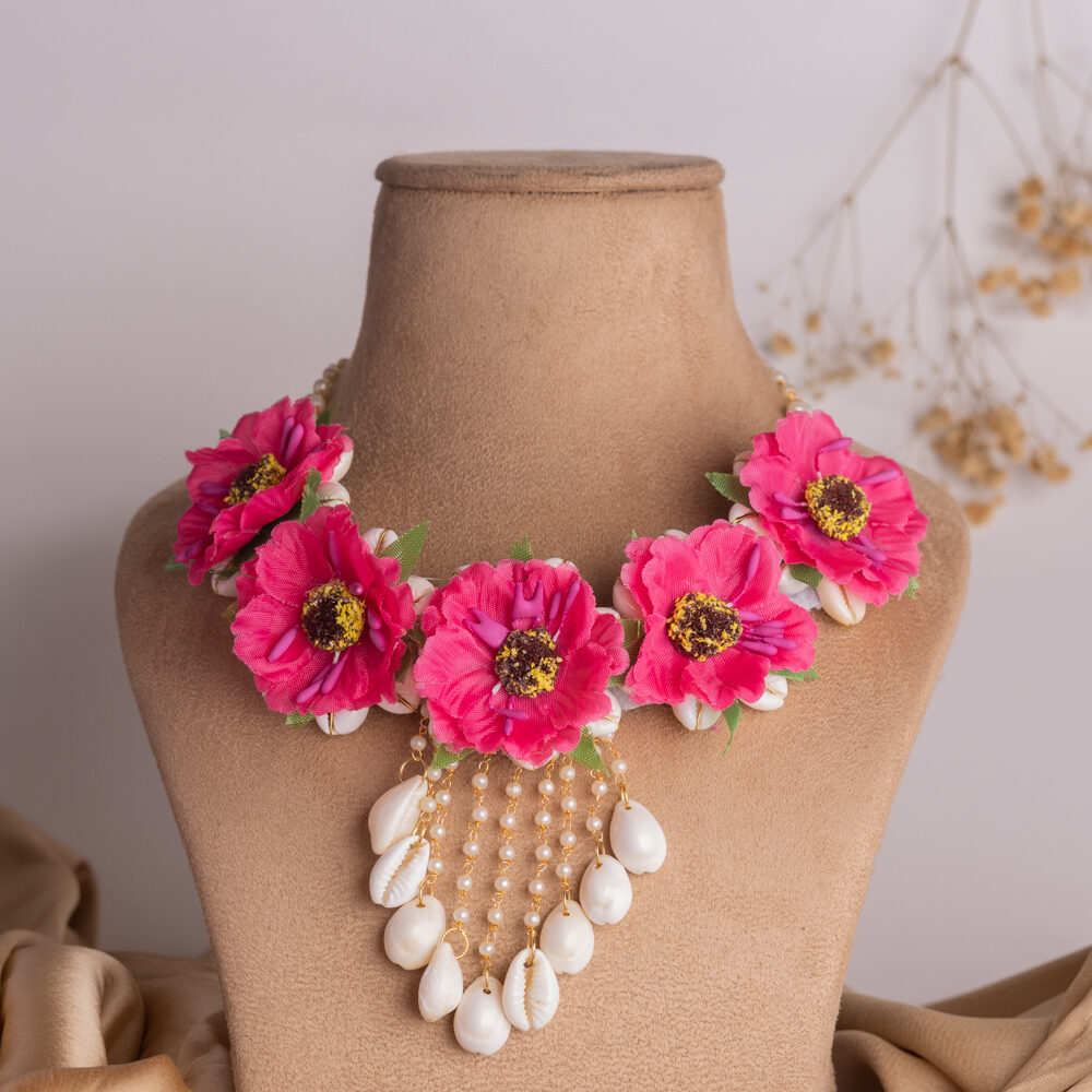 Sugandha floral jewellery set necklace