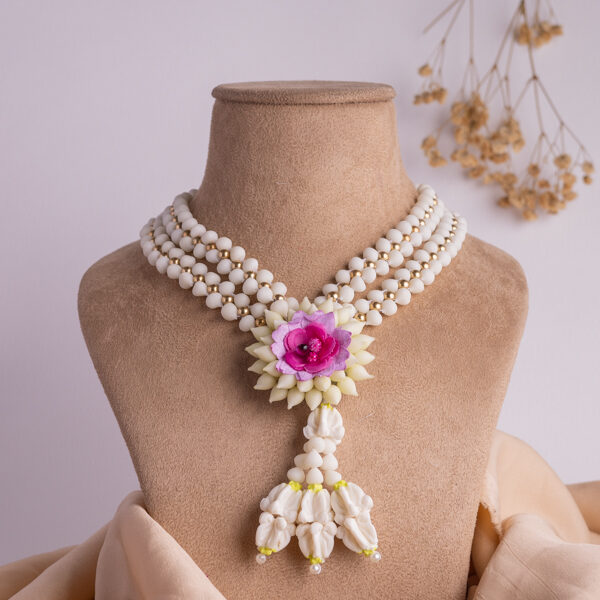 Vanashree floral jewellery set necklace