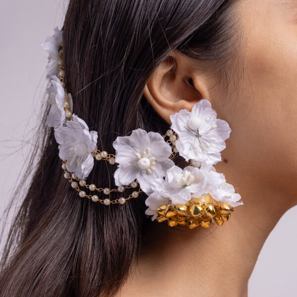 Sragvi floral jewellery set earrings