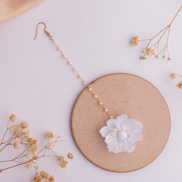 Sragvi floral jewellery set tikka