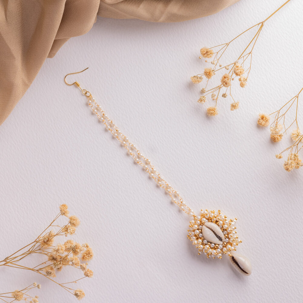 Malaya floral jewellery set tikka