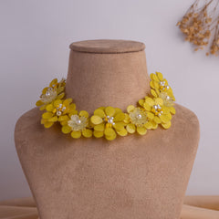 Aniq floral jewellery set necklace