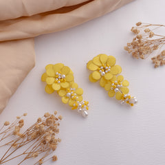 Aniq floral jewellery set earrings