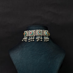 Antique Jewellery Necklace and Earrings - JJCN113