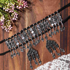 Antique Jewellery Necklace and Earrings - JJCN015