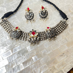 Antique Jewellery Necklace and Earrings - JJCN111