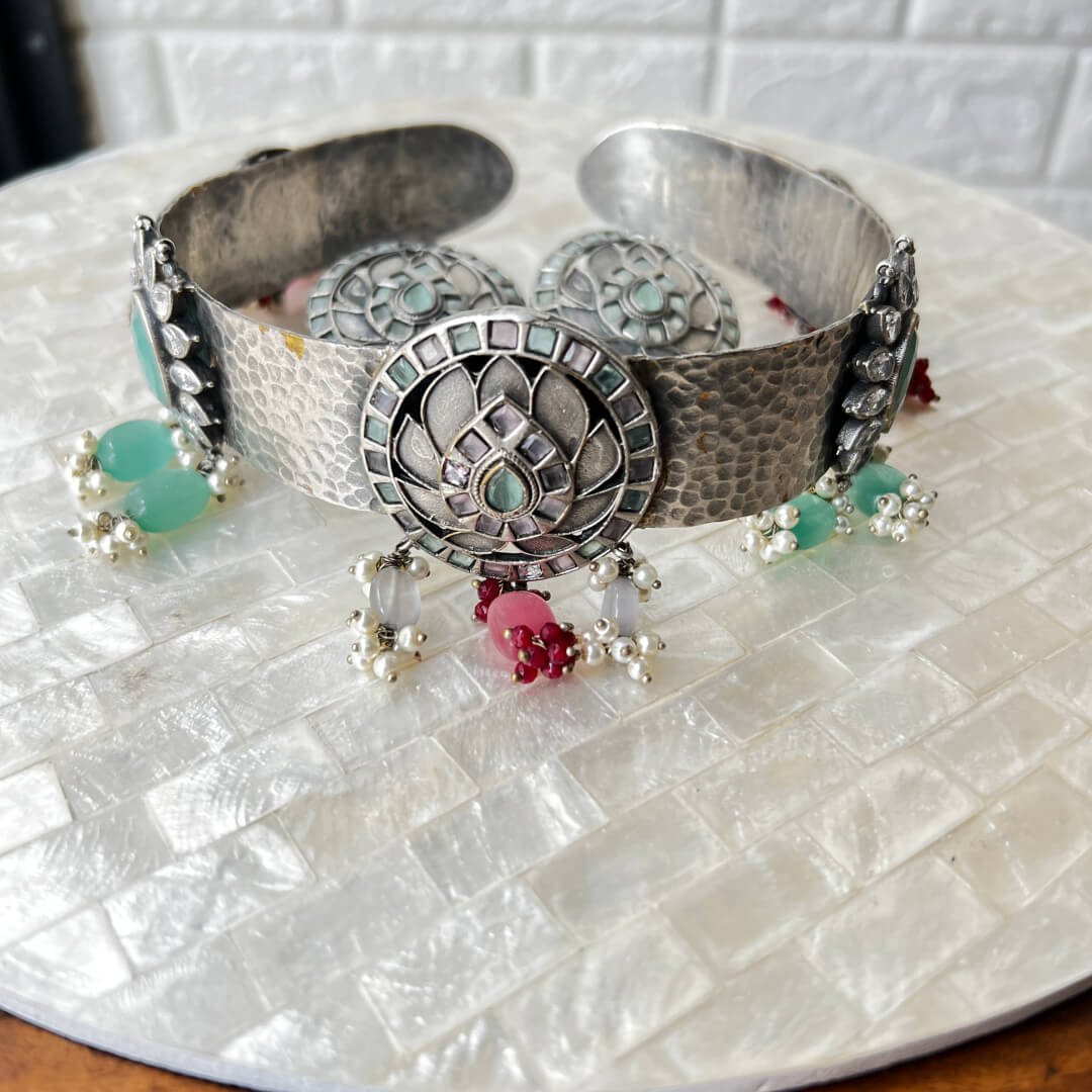 Antique Jewellery Necklace and Earrings - JJCN112