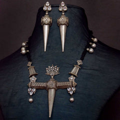 Antique Jewellery Necklace and Earrings - JJCN116