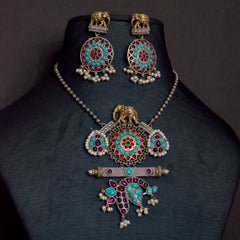 Antique Jewellery Necklace and Earrings - JJCN117
