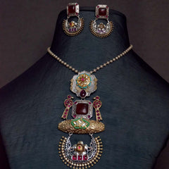 Antique Jewellery Necklace and Earrings - JJCN122