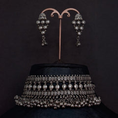 Antique Jewellery Necklace and Earrings - JJCN128