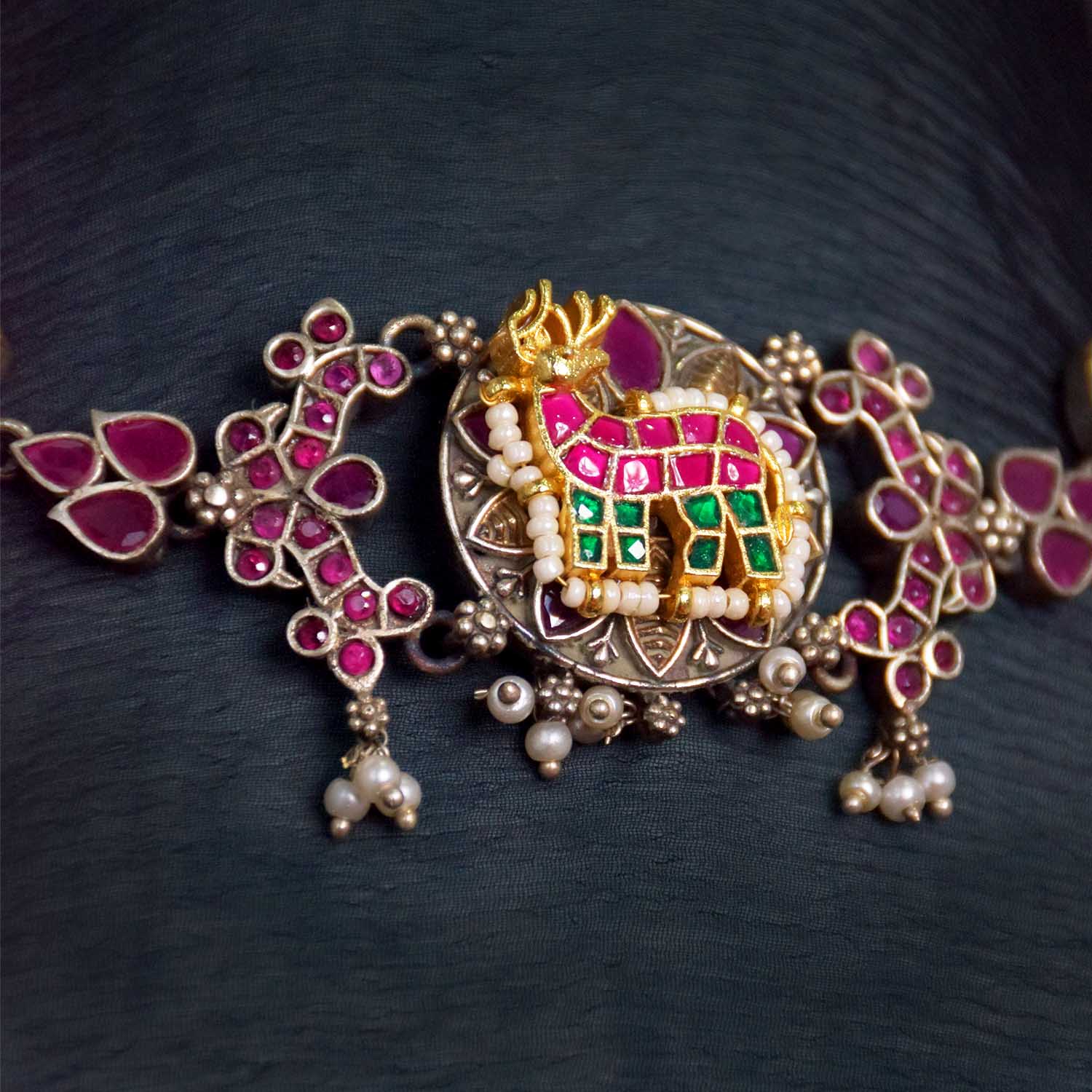 Antique Jewellery Necklace and Earrings - JJCN130