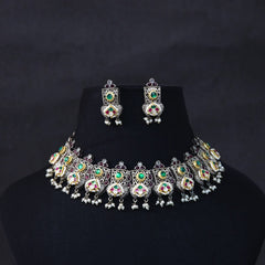 Antique Jewellery Necklace and Earrings - JJCN148