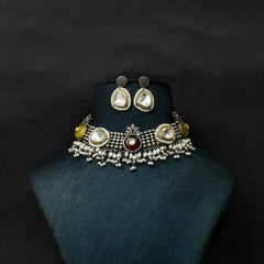Antique Jewellery Necklace and Earrings - JJCN149