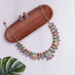 Antique Jewellery Necklace and Earrings - JJCN160