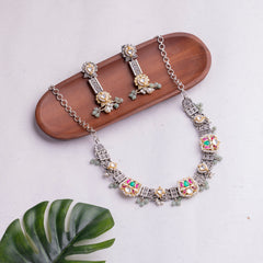 Antique Jewellery Necklace and Earrings - JJCN164