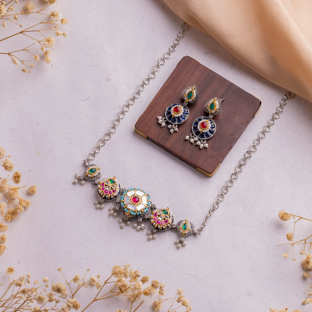 Antique Jewellery Necklace and Earrings – JJCN176
