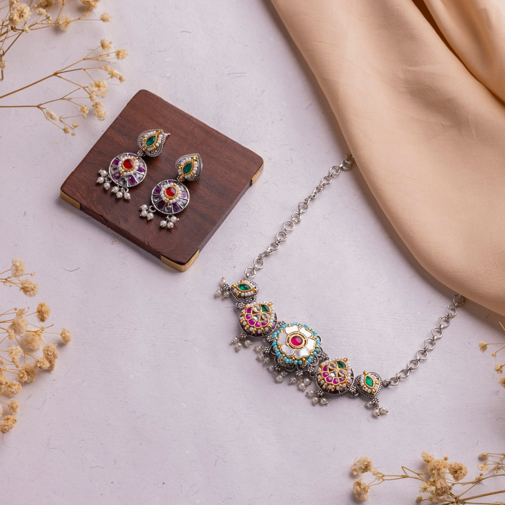 Antique Jewellery Necklace and Earrings – JJCN176