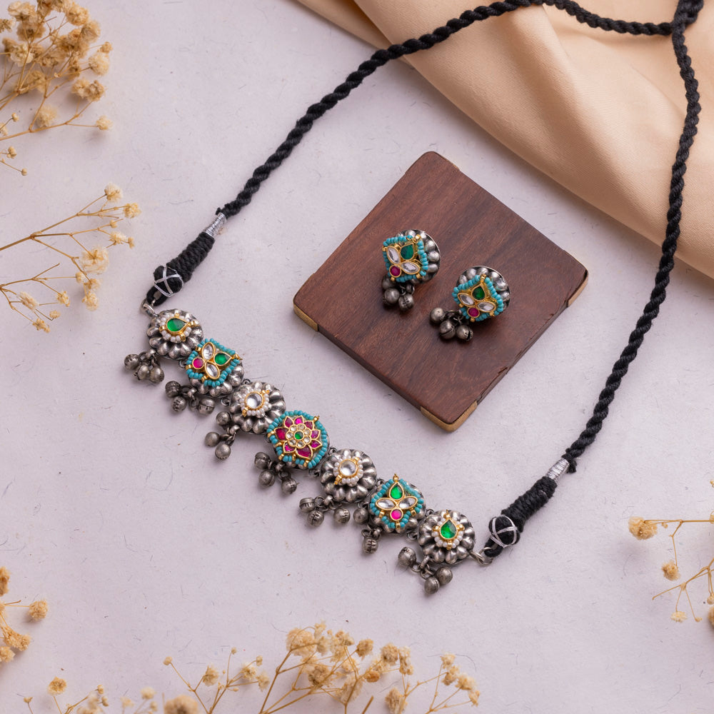 Antique Jewellery Necklace and Earrings – JJCN182