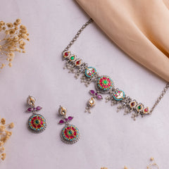 Antique Jewellery Necklace and Earrings – JJCN188
