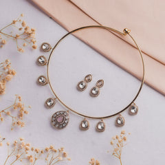 Antique Jewellery Necklace and Earrings - JJCN194