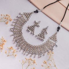 Antique Jewellery Necklace and Earrings - JJCN204