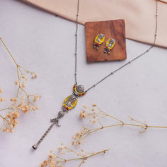Antique Jewellery Necklace and Earrings - JJCN211