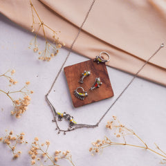 Antique Jewellery Necklace and Earrings - JJCN213