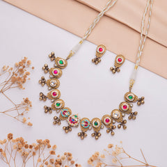 Antique Jewellery Necklace and Earrings - JJCN239