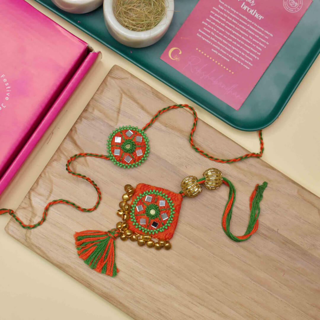 Vedic Rakhi Pairs - VRC049