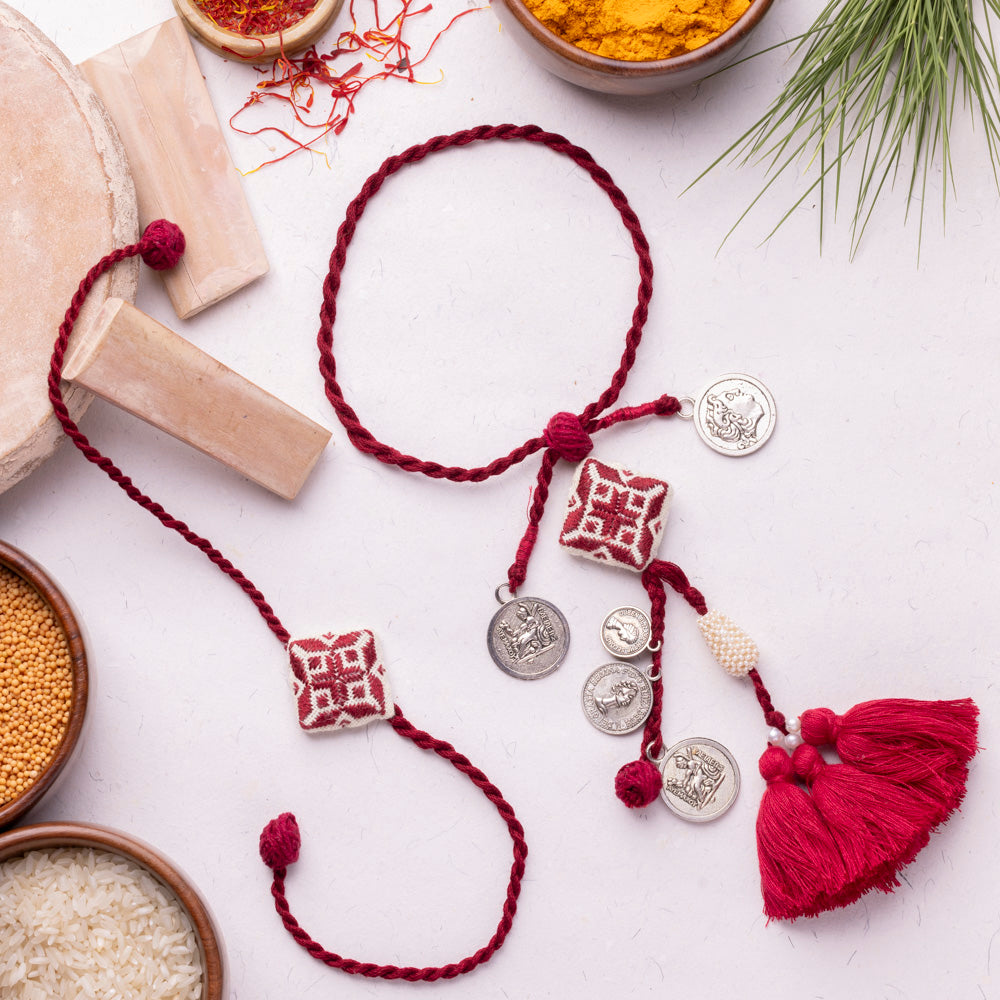 Vedic Rakhi Pairs - VRC068