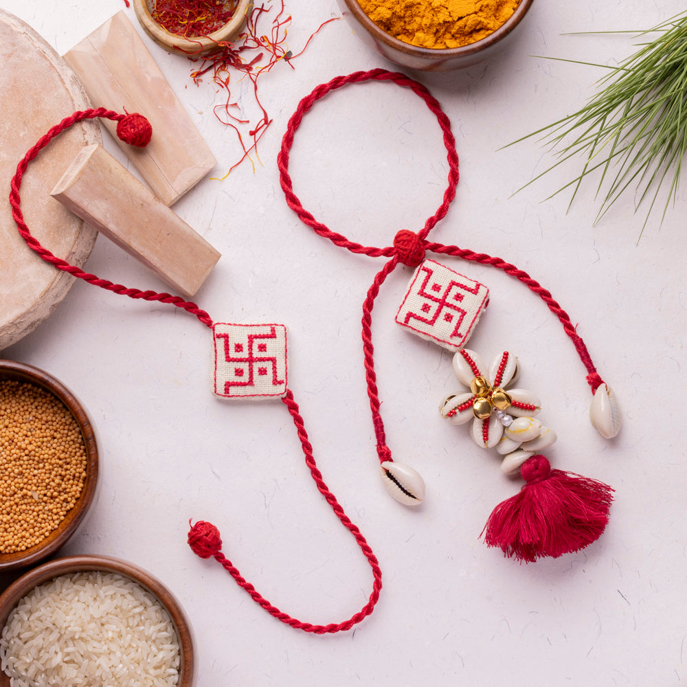 Vedic Rakhi Pairs - VRC072