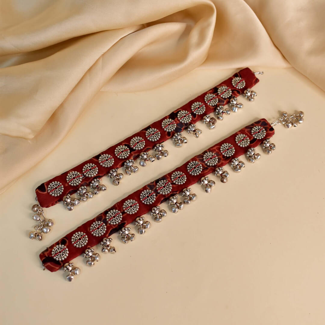 Fabric Jewellery Anklet - CJCA002