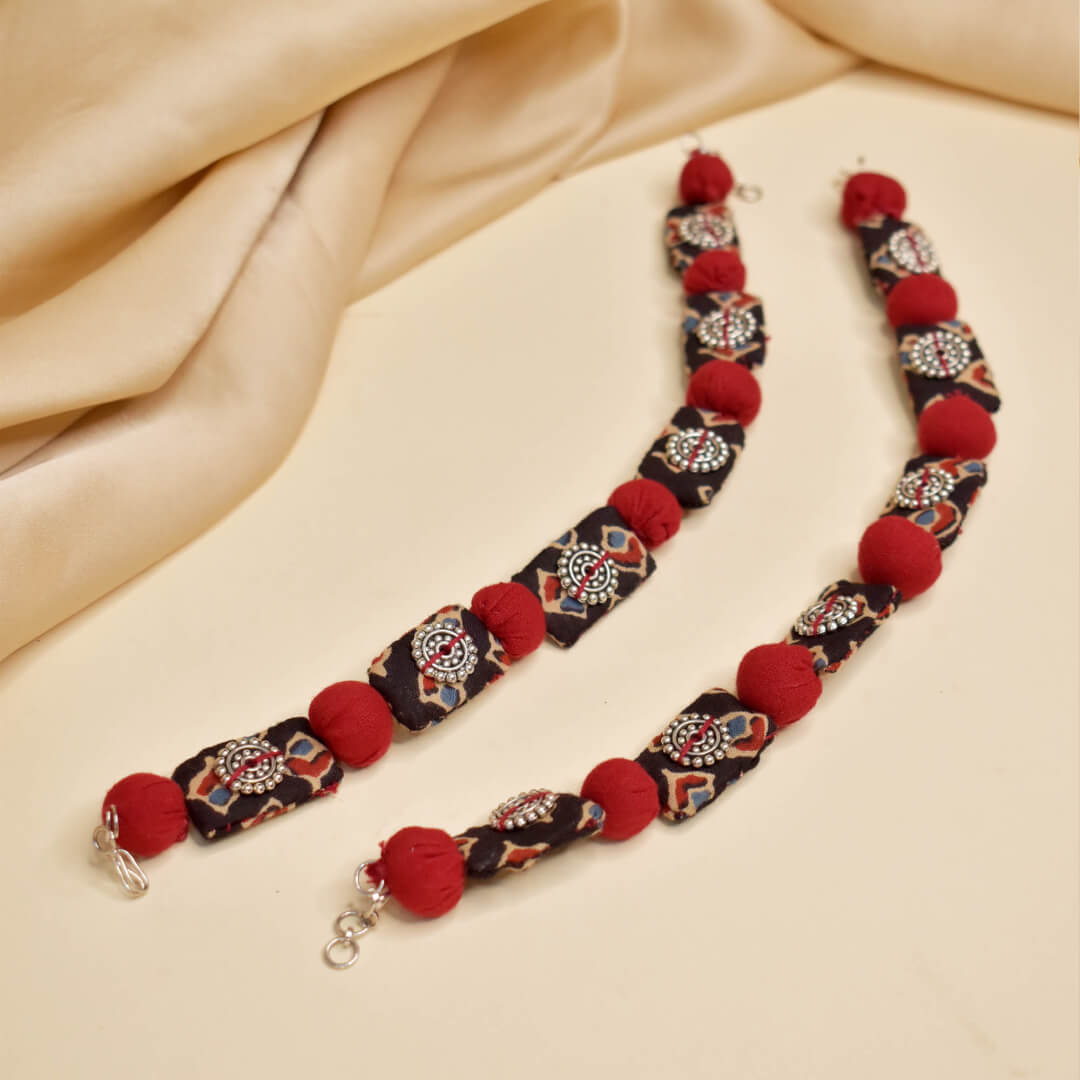 Fabric Jewellery Anklet - CJCA004