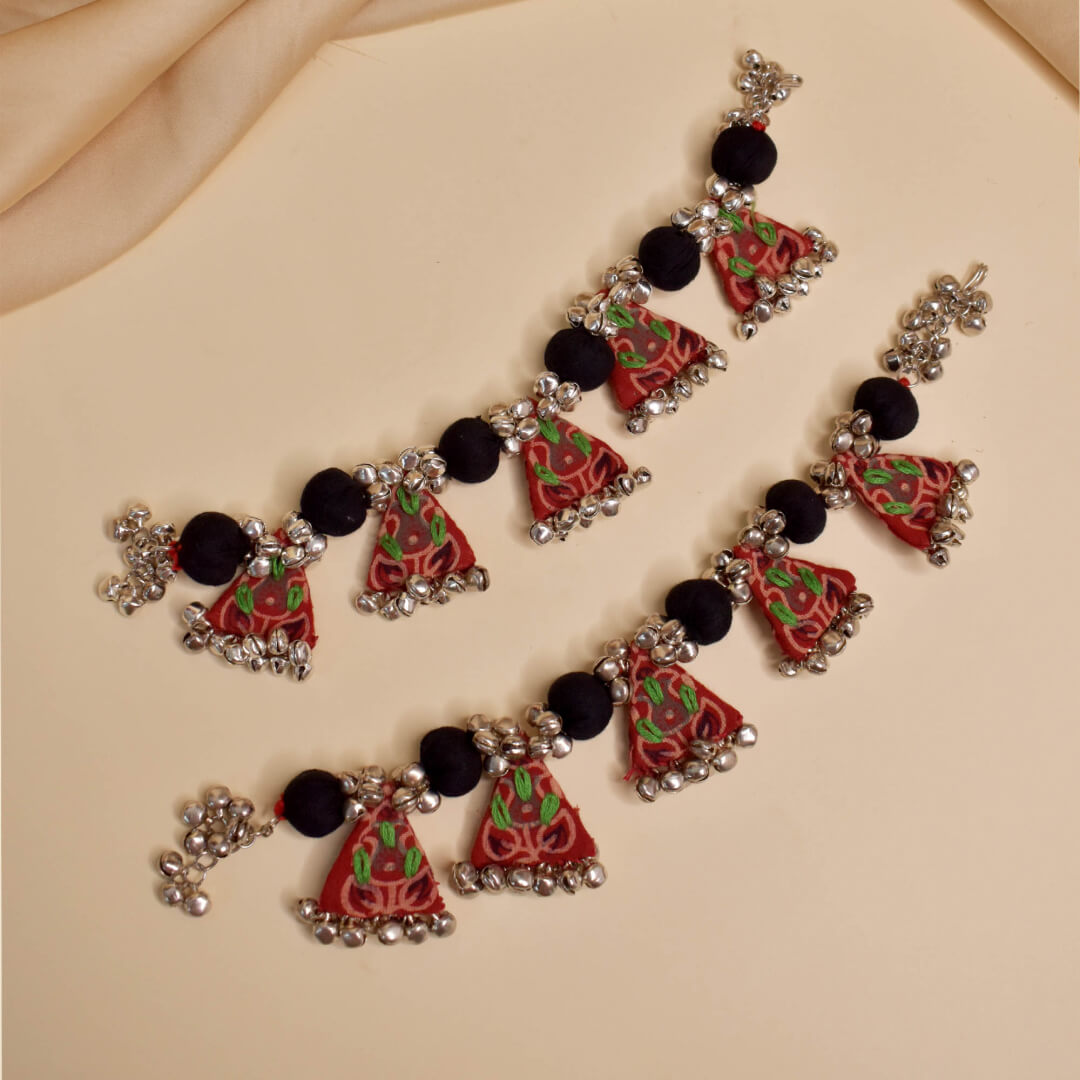 Fabric Jewellery Anklet - CJCA007