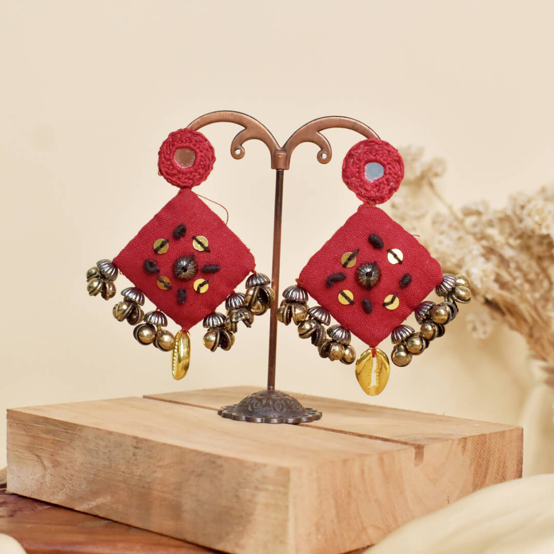 Fabric Jewellery Earring - CJCE010
