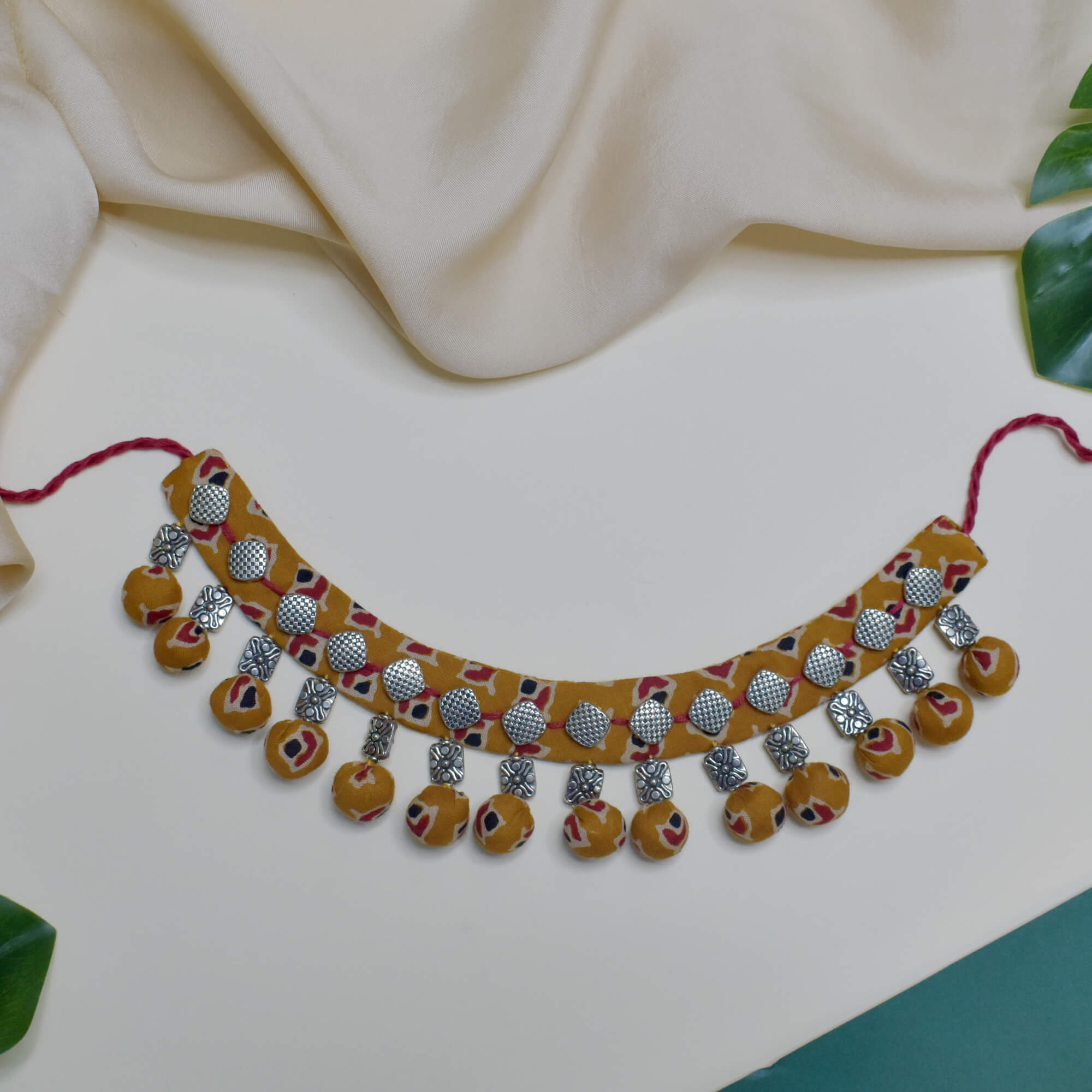 Fabric Jewellery Necklace - CJCN003