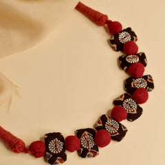 Fabric Jewellery Necklace - CJCN004
