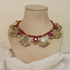 Fabric Jewellery Necklace - CJCN015