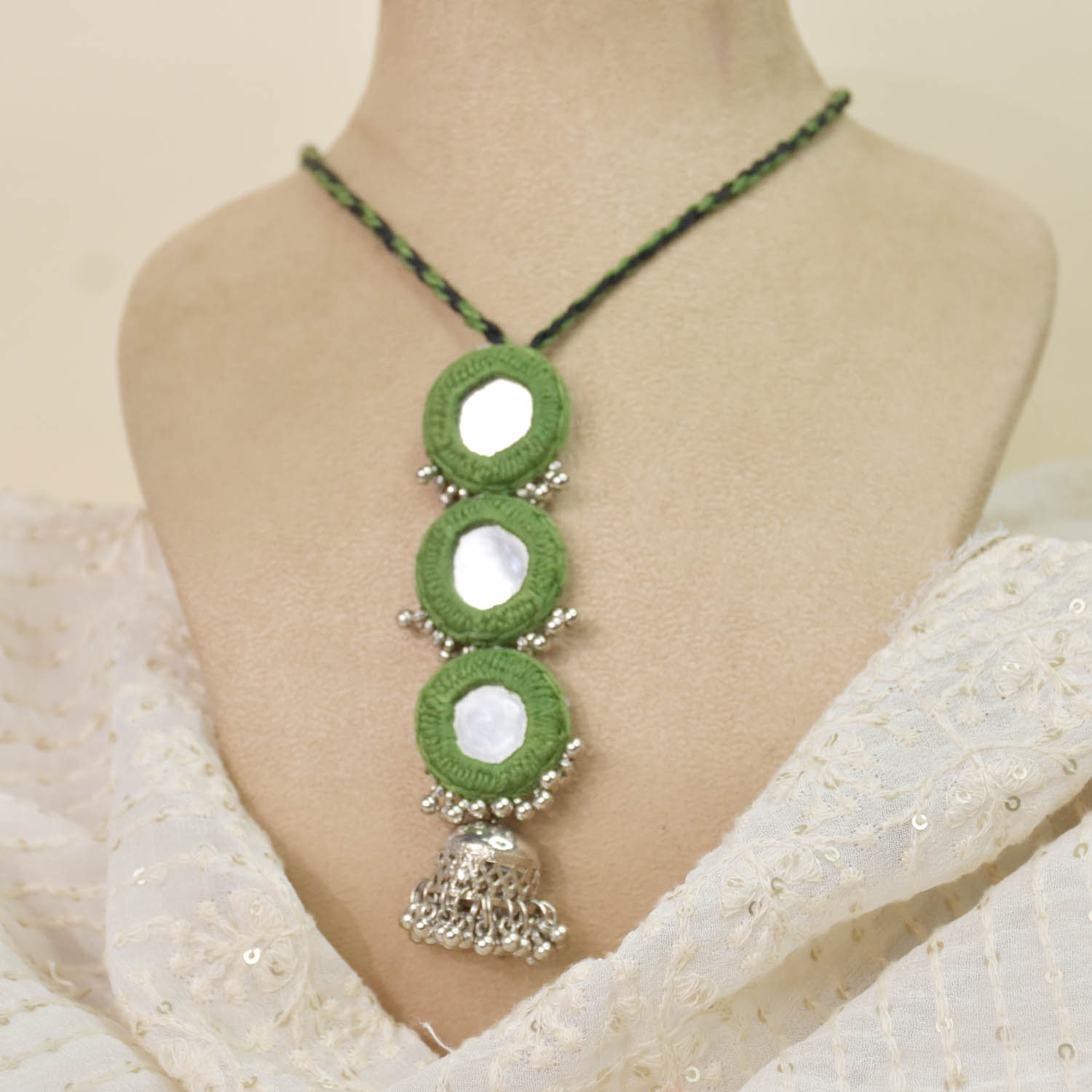 Fabric Jewellery Necklace - CJCN017