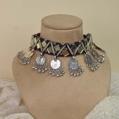 Fabric Jewellery Necklace - CJCN019