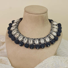 Fabric Jewellery Necklace - CJCN020