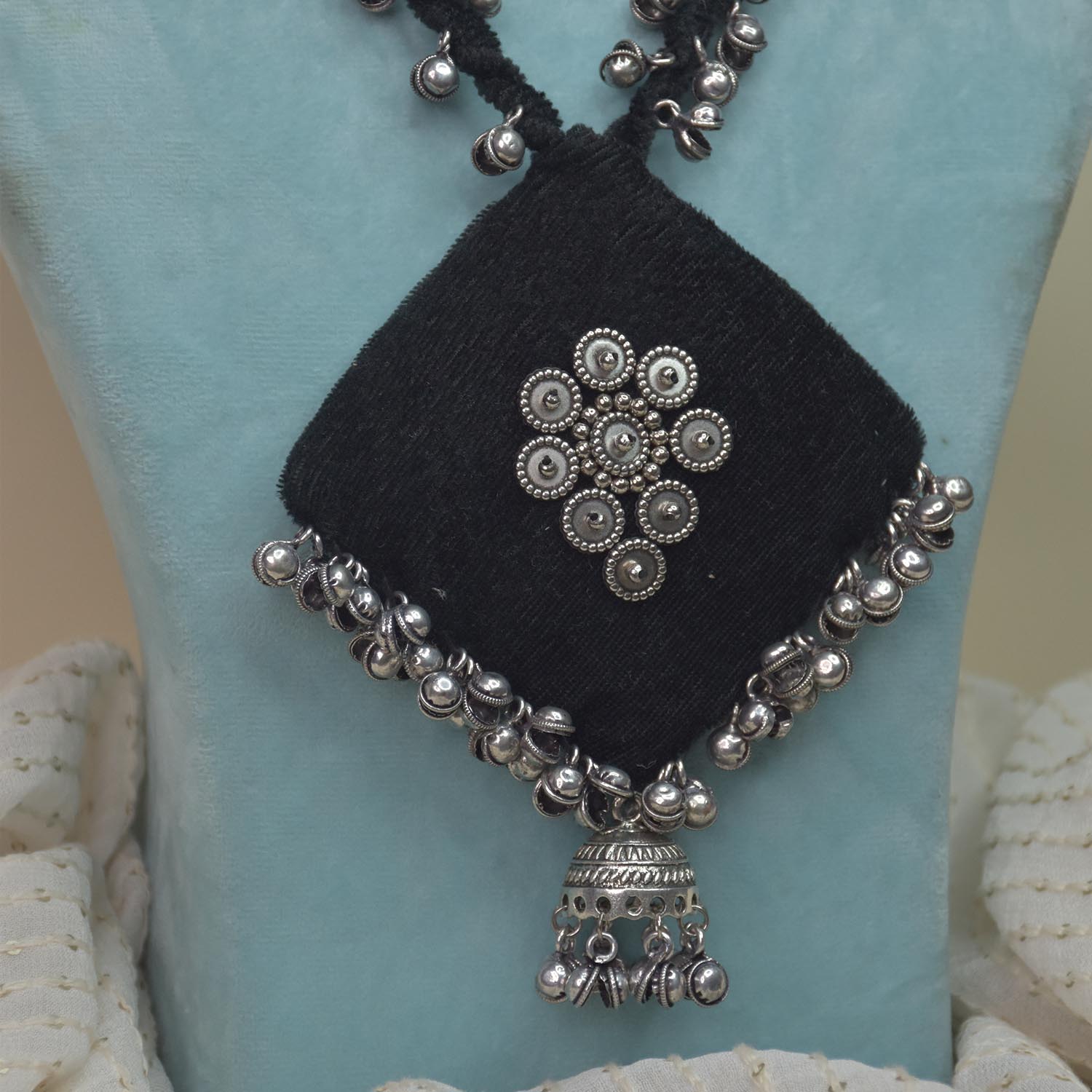 Fabric Jewellery Necklace - CJCN021